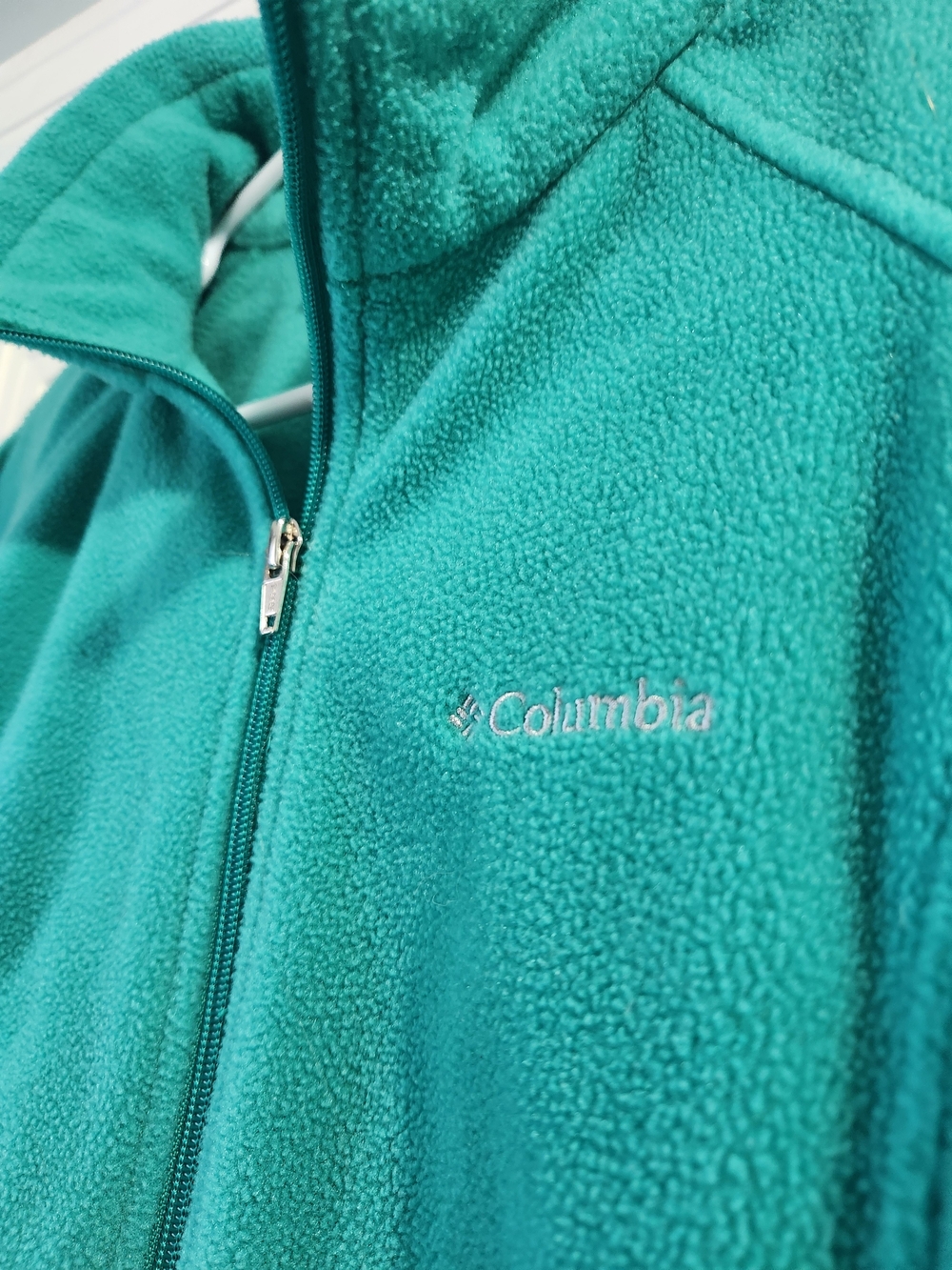Columbia Women's Teal Fleece Jacket - Full-Zip